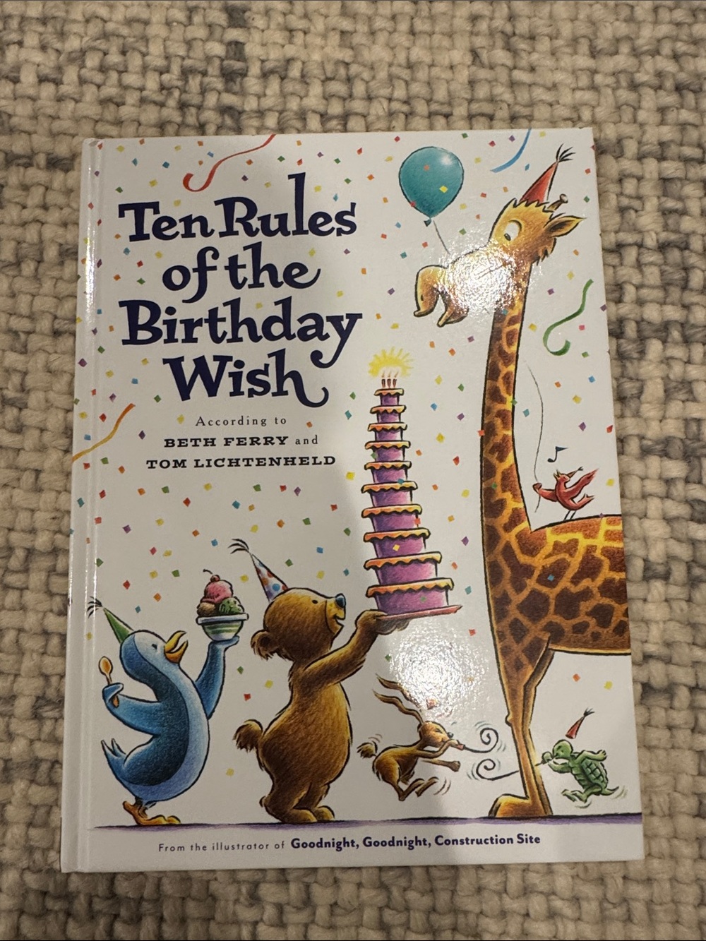 Ten Rules of the Birthday Wish - Illustrated Children's Book (White Cover)